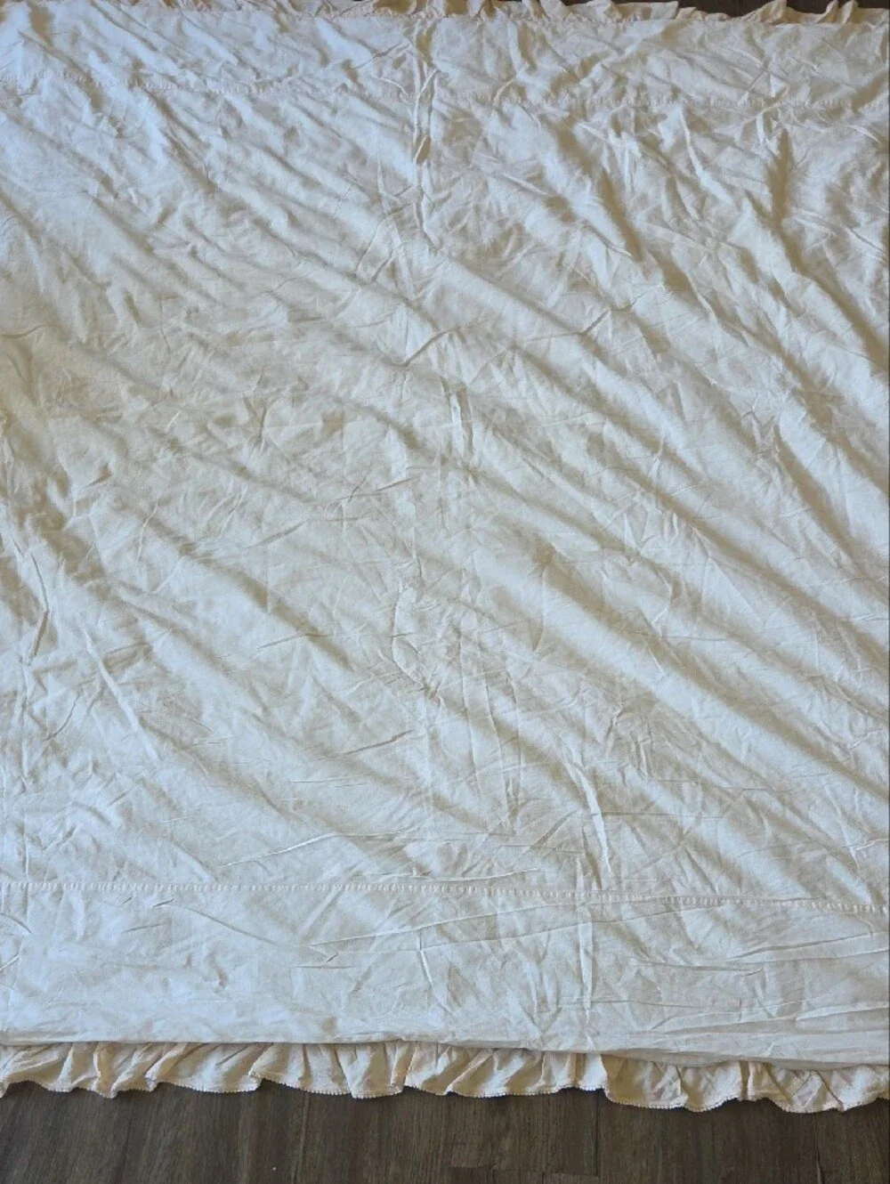 Vintage Classic Patchwork Pink and Cream Quilt Duvet Cover 86 × 78